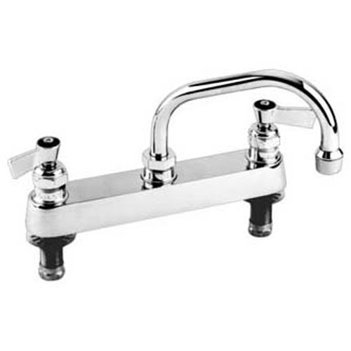 Fisher FIS57649 8"Deck-Mount Faucet, SS,8" SP