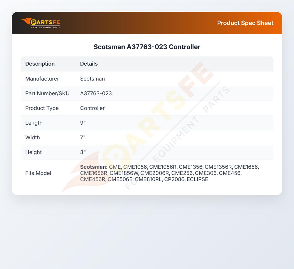 Scotsman A37763-023 Ice Machine Controller