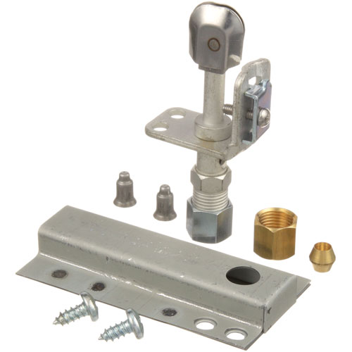 Blodgett 11334 Oven Pilot Burner W/NAT/LP 3/16"& 1/4" Tube Flame Pattern Straight Air Duct & Screw