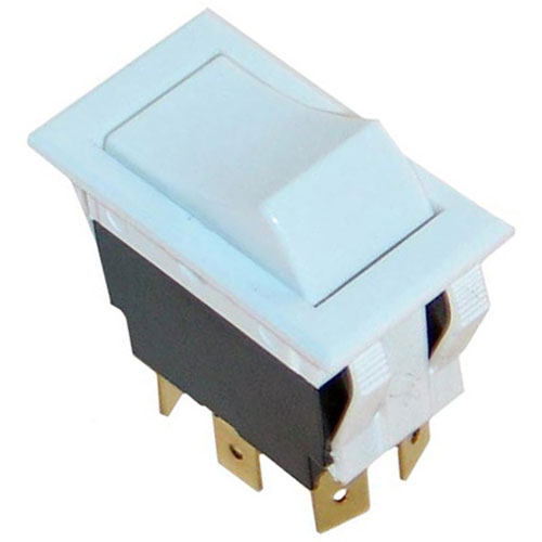 Hobart 411496-B2 Rocker Switch 7/8 X 1-1/2 DPDT