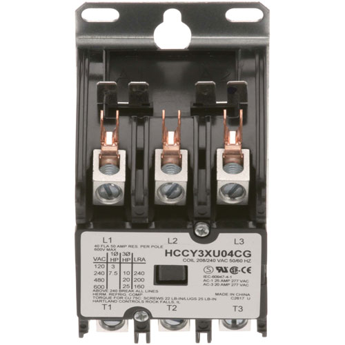 Blickman 60420 Contactor 3-Pole 40/50A 208/240V