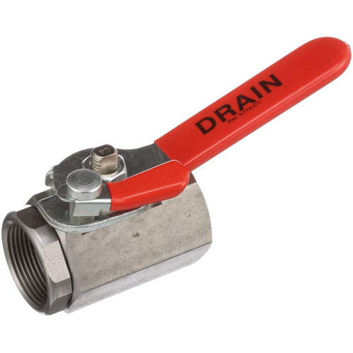 Frymaster FM8064145 1-1/4" FPT Fryer Drain Valve W/ Handle