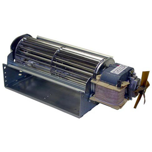 Hatco HTR02.12.066.00 120V Blower Motor with Cooling Fan, 10-1/2" Long, 7-1/4" Wheel