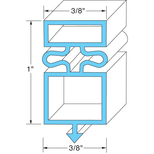 True 810778 Door Gasket- 27-5/8