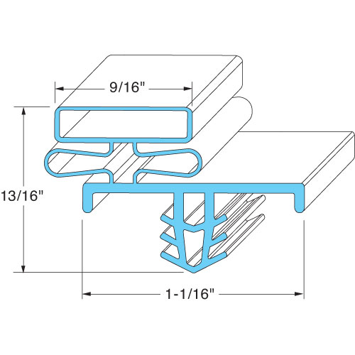 Delfield DEL1701319 Door Gasket