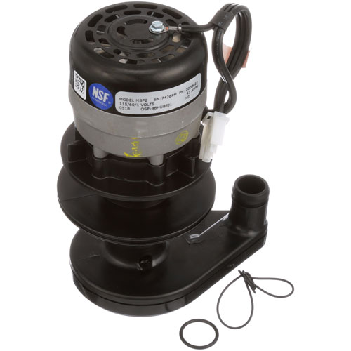 Manitowoc 2008929-ORA Ice Machine Water Pump W/ O-Rings 115V/60HZ