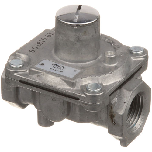 Nieco 2025-A 1/2" FPT Natural Gas Pressure Regulator, 4-8" WC