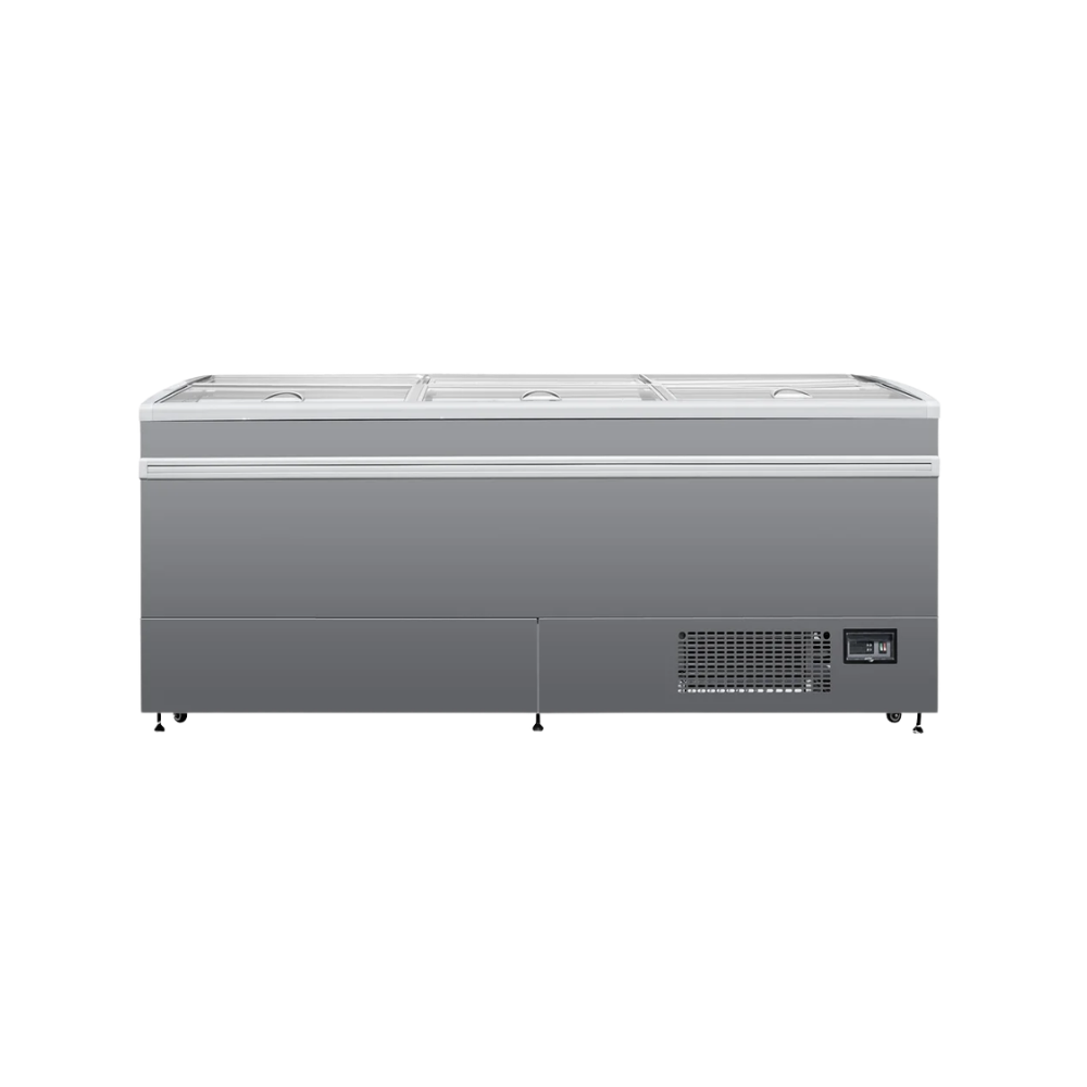 VITLIFE Commercial VKIF-P2009FG-E 79.1" Island Freezer Merchandiser, 26.8 Cu. Ft.