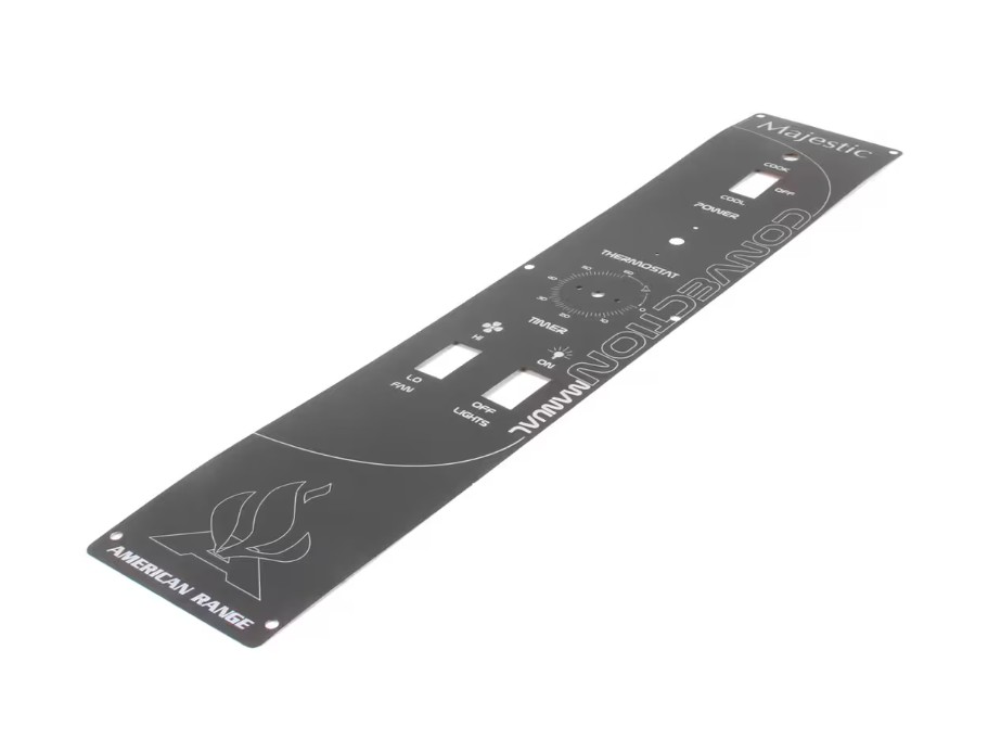 American Range A39001 Convection Oven Label Majestic New Style