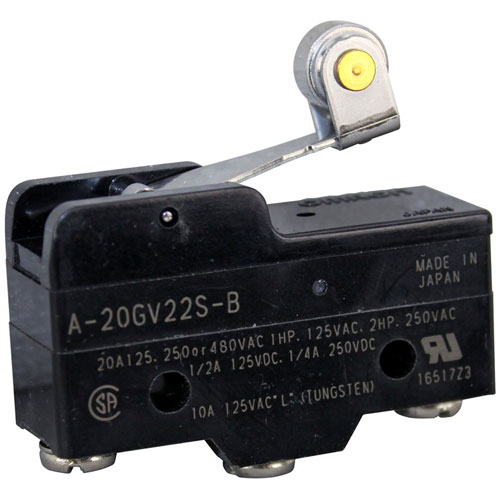 Champion 501382 Roller Lever Microswitch W/1" MT Centers 20 AMP 125/250/480V