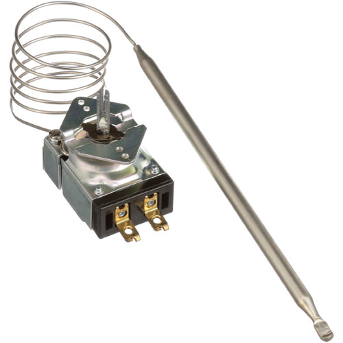 Cecilware L041F SL Thermostat W/ 5/16" X 7-9/16" Nickel Bulb, Thermostat Knob