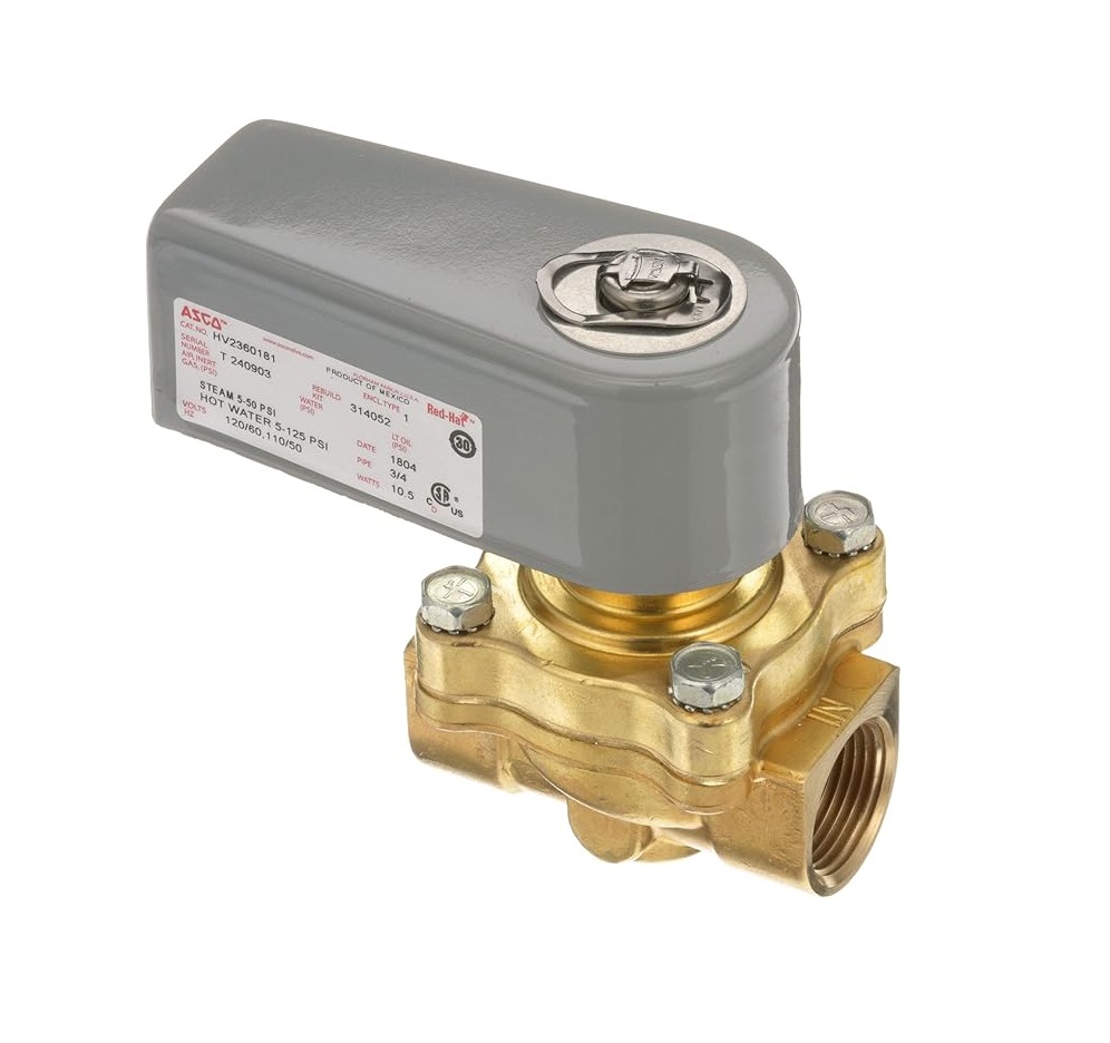 Stero 0P-542815 Dishwasher Hot Water Solenoid Valve 3/4" 125 PSI 120V