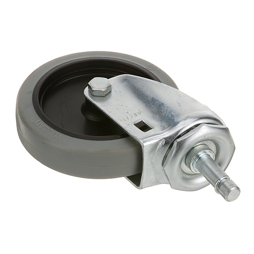 Rubbermaid RBMD3424L6 Stem Caster (4"OD,Swivel,Gray)