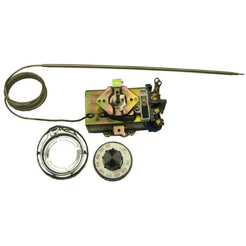 Bakers Pride M1021X Thermostat W/Dial & Light 3/16" X 12" Bulb D1/D18