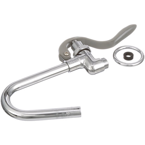 T&S Brass TS2851-40 Pot Filler Valve 3/8" W/U-Shaped Hook Nozzle