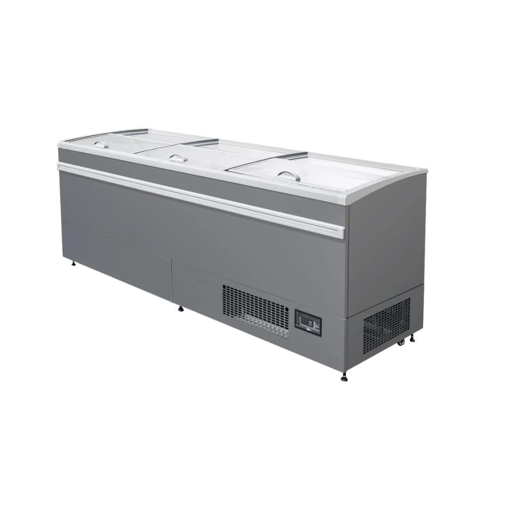 VITLIFE Commercial VKIF-P2009FG-E 79.1" Island Freezer Merchandiser, 26.8 Cu. Ft.