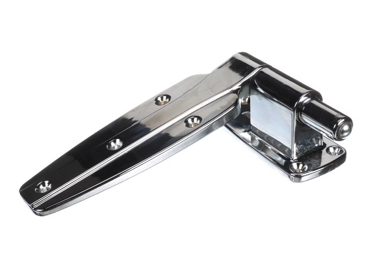 Kason 11248000027 Door Hinge Spring Assisted Cam Rise 1-7/8" Offset Polished Chrome Walk-In