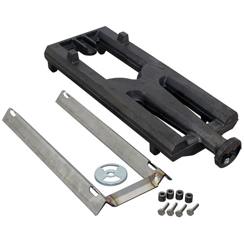 Jade Range 8442500000 Burner Assembly W/Radiant Air Shutter & Hardware 15.75" X 6.25" SS