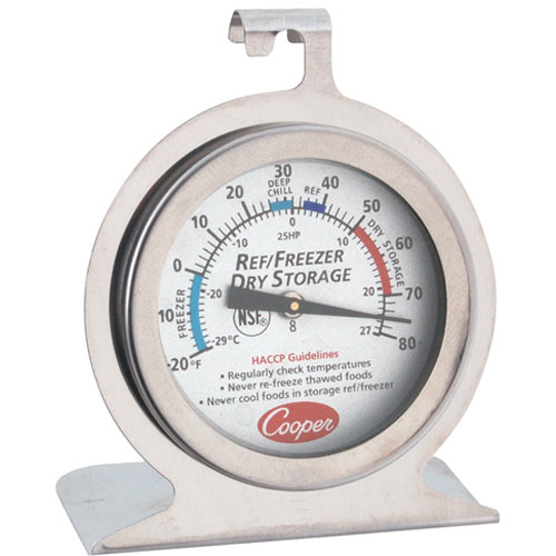 Cooper Thermometer 25HP-01-1 Shelf Thermometer, -20 to 80&deg;F