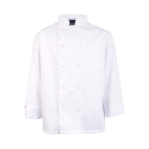 Allpoints 1050S KNG Sm Mens Chef Coat Long Sleeve
