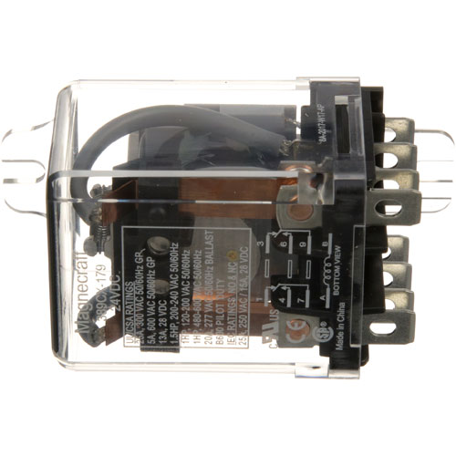 Turbochef TBC101273 2-Pole Relay 30A 24 VDC Class-F 2-Throw