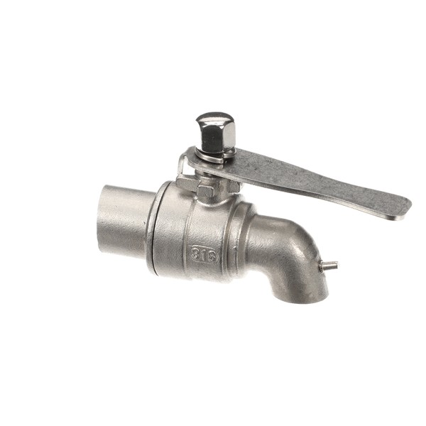 Rational Cooking Systems 60.71.443P Ball Bib Cock Machined 1"