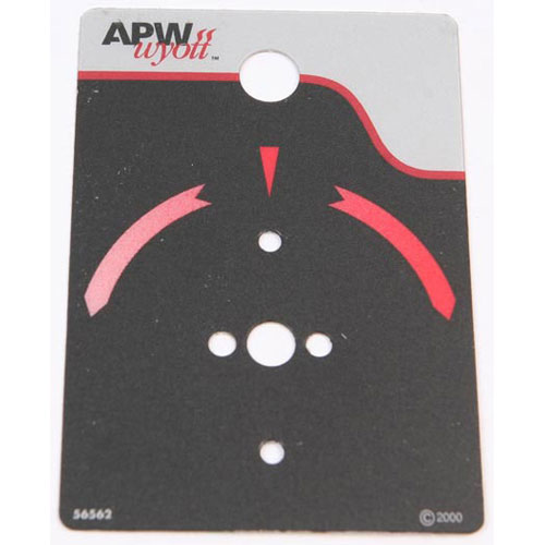 APW AS-56562 New Increase/Decrease Rate Labeling