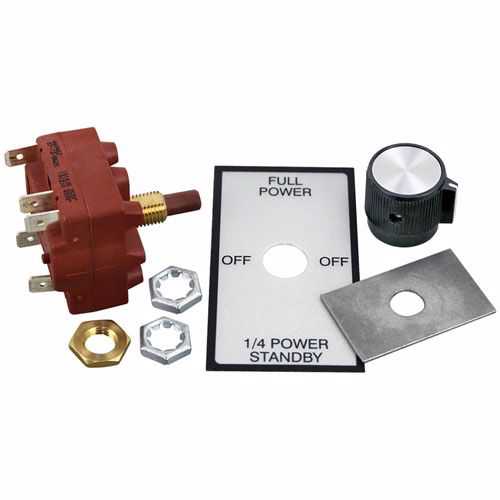 Rotary Switch Kit3/8" Dpdt Ctr-Off For Holman - Part# Sp-115142