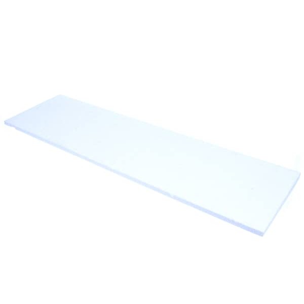 True 820746 Foam White EPS 1/2"-3/4" Tapered 9"