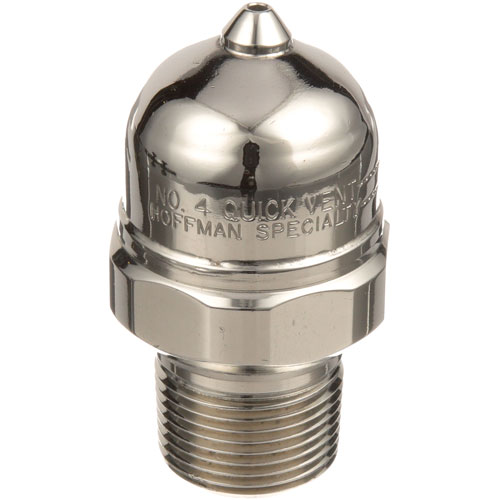 Groen Z009094 Quick Air Vent Valve Nickel Plated 1/2" FPT 3/4" MPT #4
