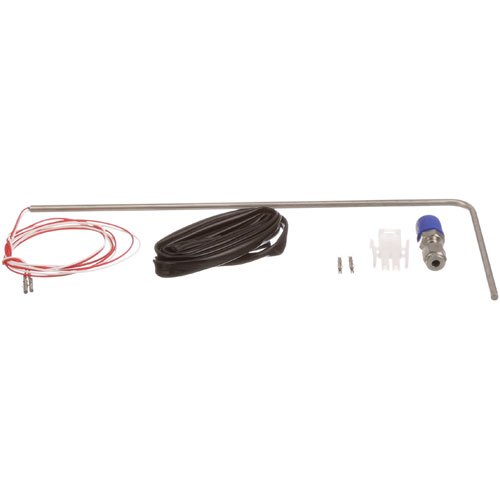 Frymaster FM1061424 Fryer Computer Probe 11-1/4" X 4-1/4" 3/16" DIA 36" Leads W/1/8" Male Push Pin 35" HI-Temp Sleeve