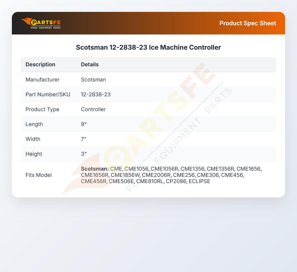 Scotsman 12-2838-23 Ice Machine Controller