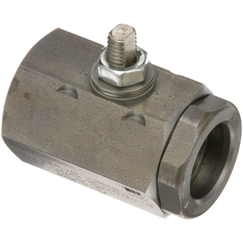 Frymaster FM8101018 1-1/4" Left Inlet Drain Valve W/ 1 1/4" NPT Outlet