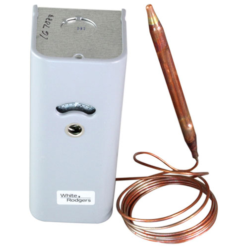 White Rodgers 1609-101 Refrigeration Temperature Control Thermostat -30&deg;F to 90&deg;F 5' CAP