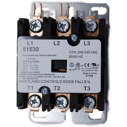 Henny Penny 19405 (OEM) 3pole Contactor, 240v, 40a