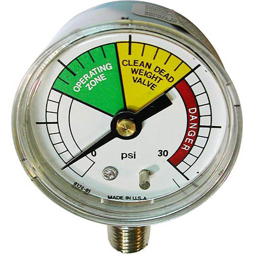 BKI (Barbeque King) G0136 Fryer Pressure Gauge 0-30 PSI