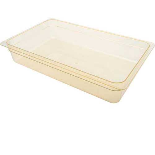 Pan,Food, H-Pan,Full,4"d,Amber For Cambro - Part# 14hp150