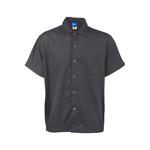 Allpoints 25523XL KNG Cook Shirt 3XL Frontsnap Slate