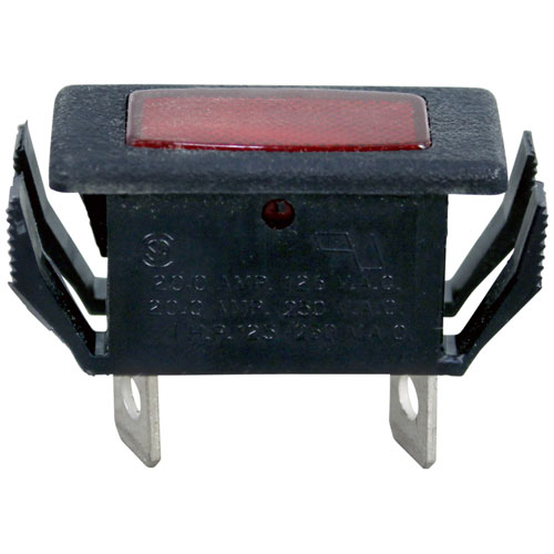 Alto-Shaam LI-3493 Holding Cabinet Indicator Light Red 1/2" X 1-1/8" 125V
