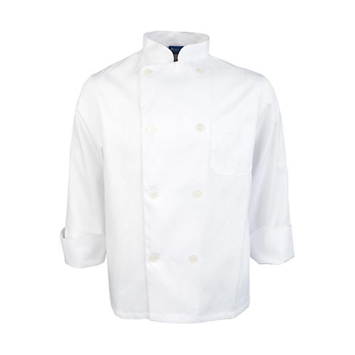 Allpoints 1434XL KNG XL Chef Coat Long Sleeve