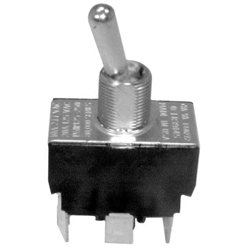 Vulcan Hart 340324-00009 20A/125V DPDT Toggle Switch W/ 6 Terminals & 1/2" Hole Mount, ON/ON