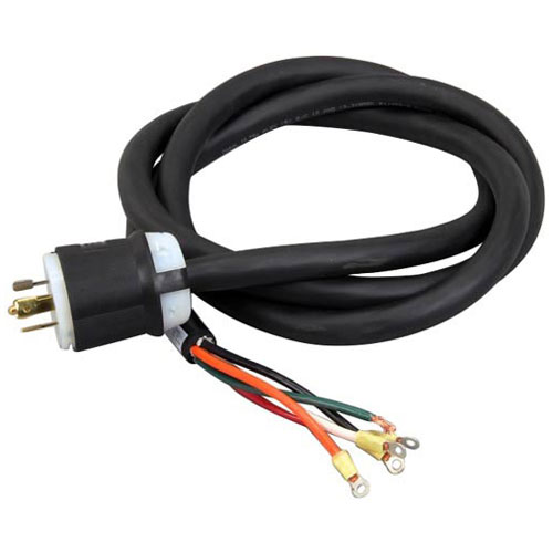 Frymaster 8066083 Fryer 5-Wire Power Cordset W/4 Prong Twist Lock Plug 120V