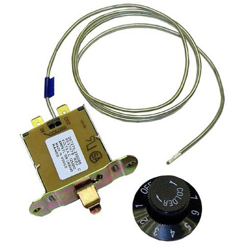 Hobart 00-267275 Refrigerator Cooler Control W/Slot Stem & Knob 36" CAP 10&deg;F-40&deg;F