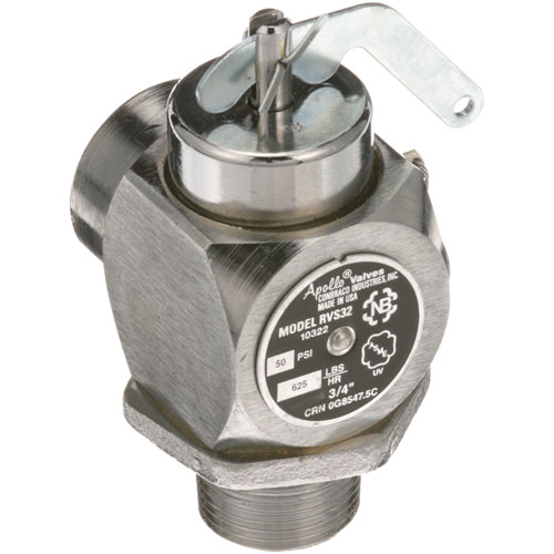 Blodgett BL40613 Steam Jacketed Kettle Safety Valve 3/4" 50 PSI