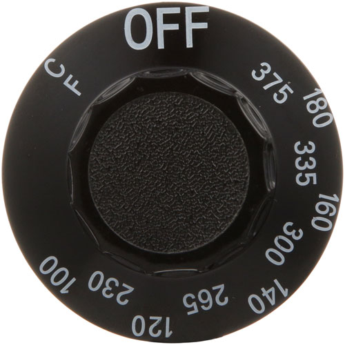 Frymaster FM8160139 Fryer Thermostat Knob 2-1/4" DIA OFF-375-230&deg;F
