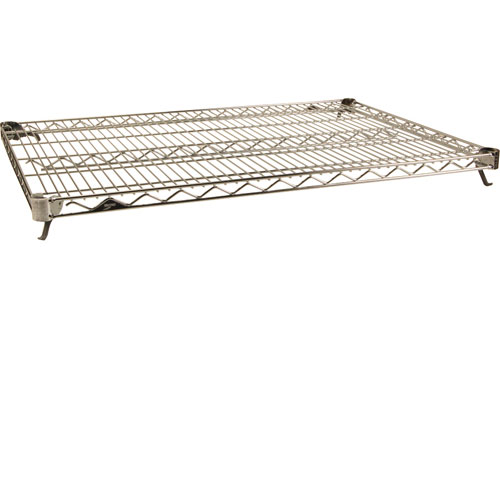 Intermetro A2448BR Super Adjustable Chromium Wire Shelf, 24X48