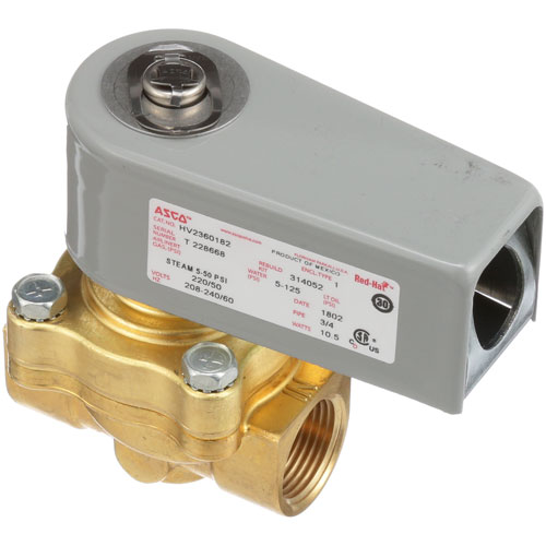 Insinger D2397 (240V) Solenoid Valve W/Junction Box 3/4" 240V