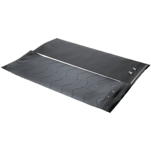 Roundup - AJ Antunes 7001437 Conveyor Belt Wrap W/Clips Black Rubber 2-PK