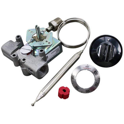 Star Mfg Y1973 Thermostat 4 Way Mount W/Dial Bulb 3/8" X 5-3/8" CAP 30" Gas In/Out 3/8" FPT & Stuff Box GS