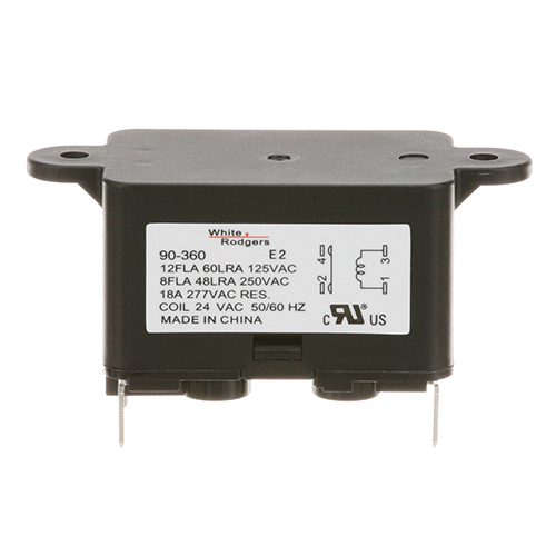 Frymaster FM8070012 24V Relay Pump W/ 24V Coil, 12-125 FLA, 2-1/8" MT CTRS, 4 TABS